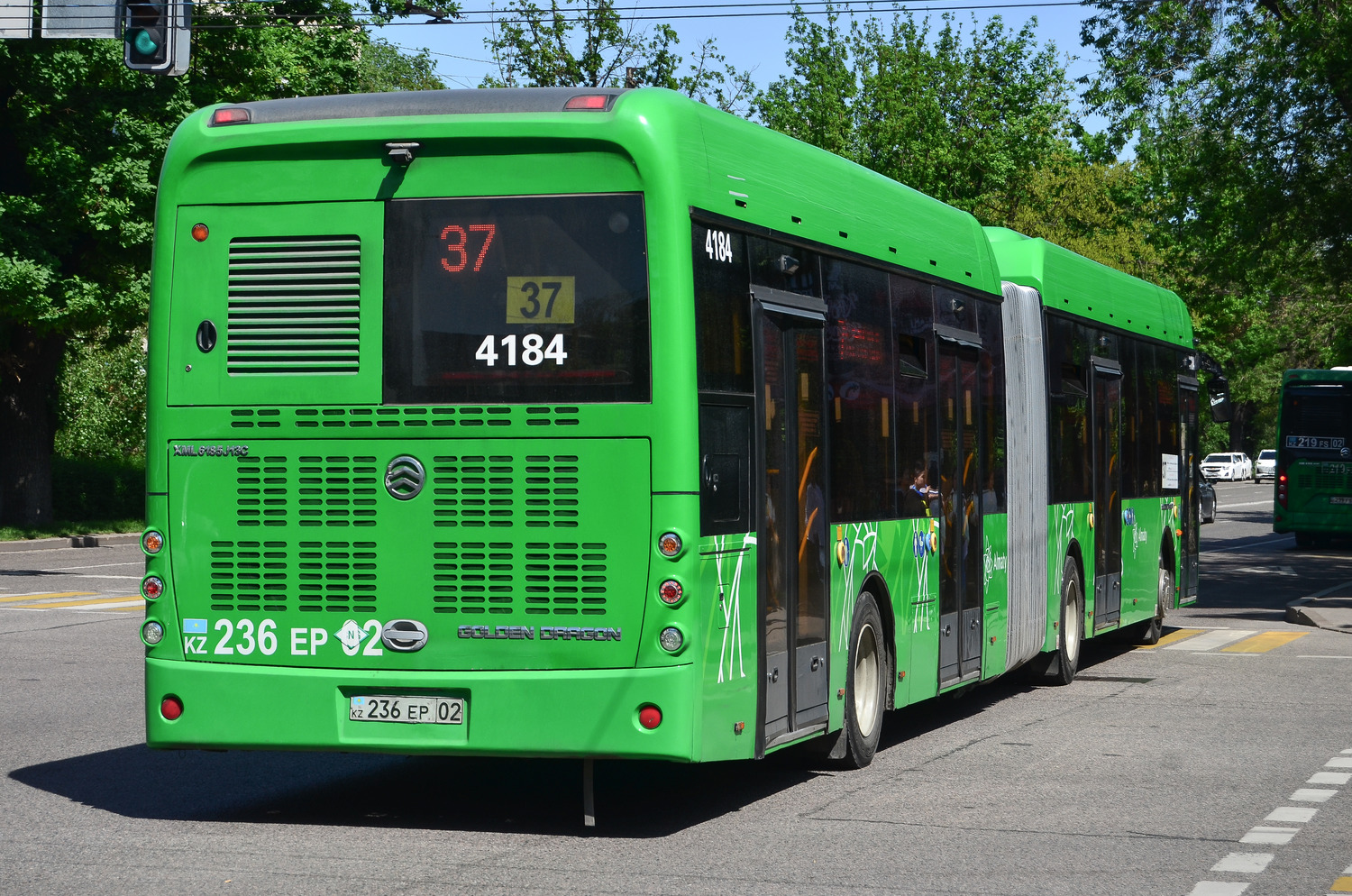 Almaty, Golden Dragon XML6185J13C (Hyundai Trans Auto) # 4184