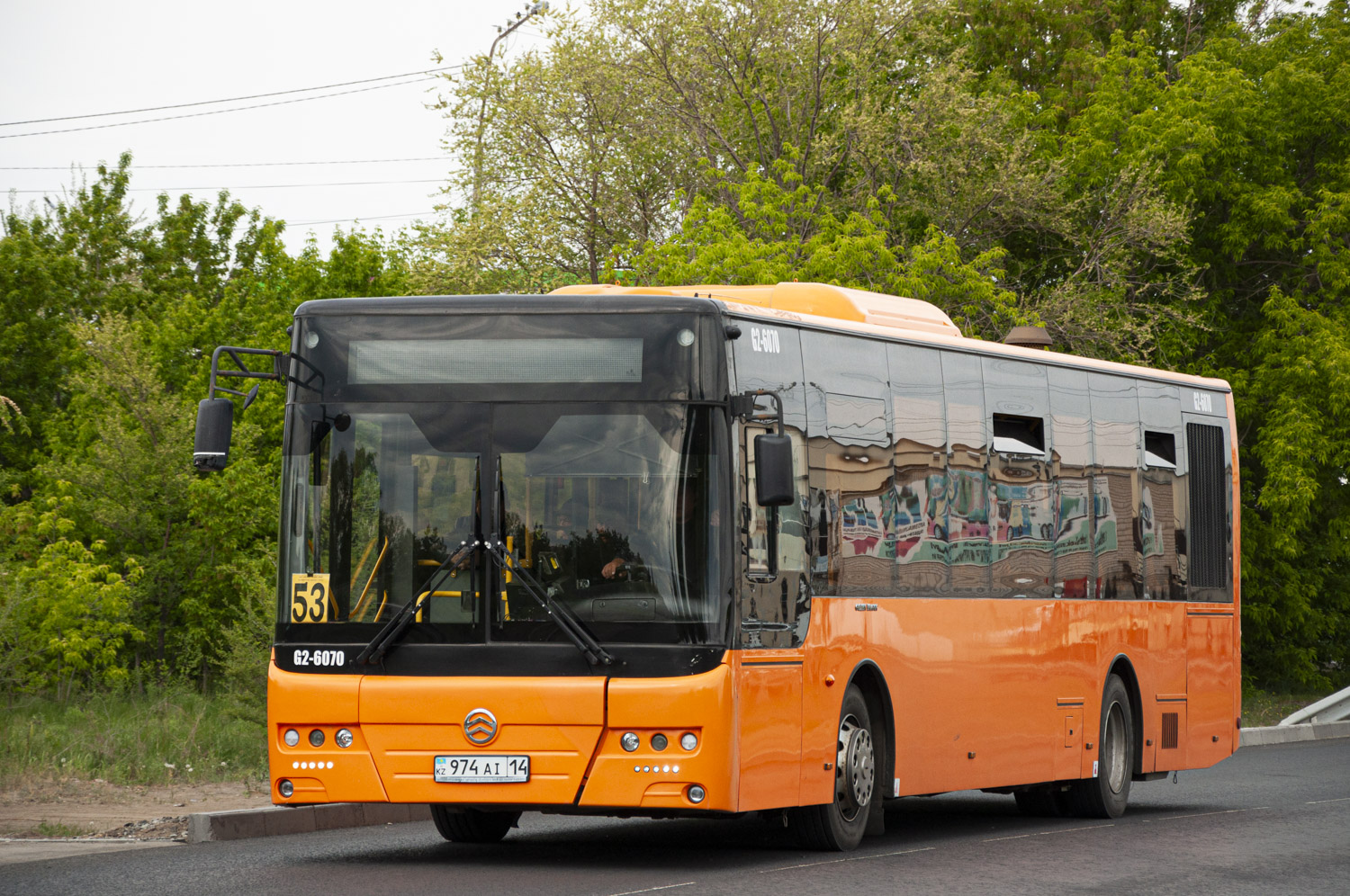 Pavlodar, Golden Dragon XML6125CR (Hyundai Trans Auto) # G2-6070