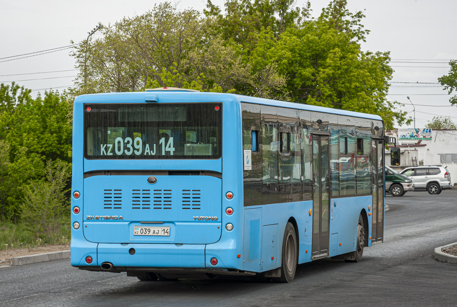 Pavlodar, Yutong ZK6118HGA (QazTehna) # 039 AJ 14