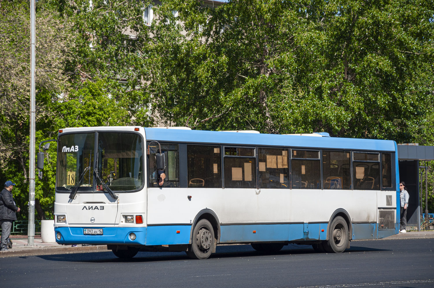 Pavlodar, LiAZ-5293.60 # 093 AN 14