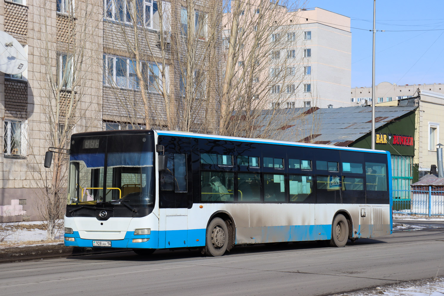 Pavlodar, Huanghai DD6129S15 # 928 AA 14
