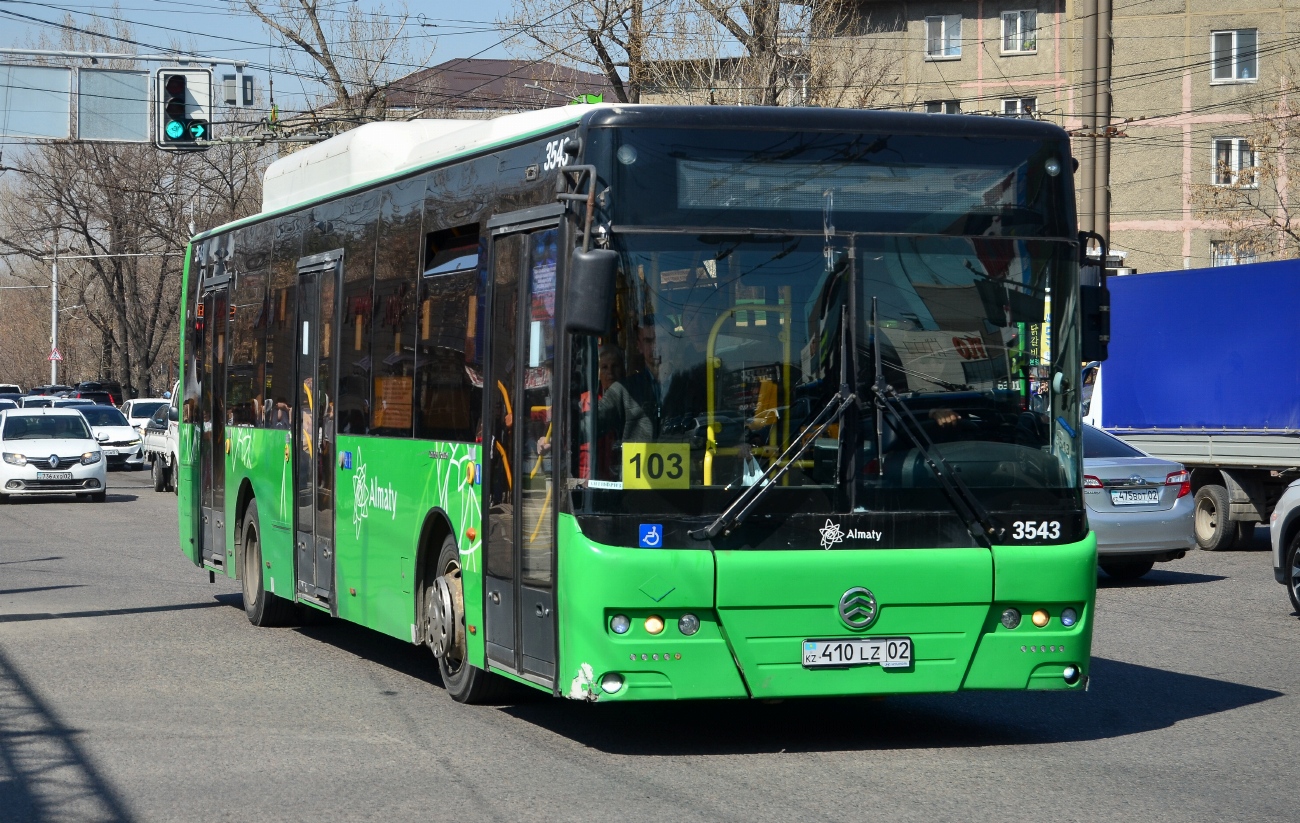 Almaty, Golden Dragon XML6125CN (Hyundai Trans Auto) # 3543