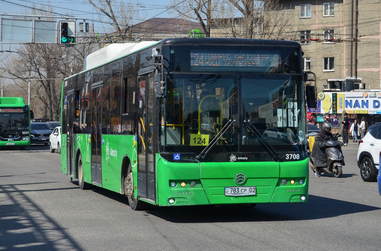 Almaty, Golden Dragon XML6125CN (Hyundai Trans Auto) # 3708