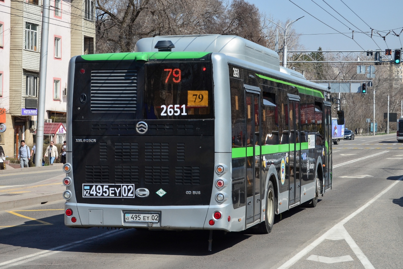 Almaty, Golden Dragon XML6125CN (Hyundai Trans Auto) # 2651