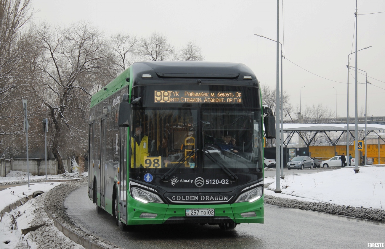 Almaty, Golden Dragon XML6125CE (Hyundai Trans Auto) # 5120-G2