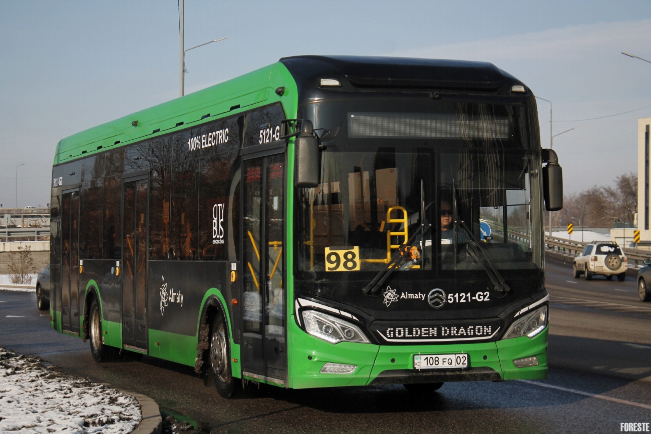 Almaty, Golden Dragon XML6125CE (Hyundai Trans Auto) # 5121-G2