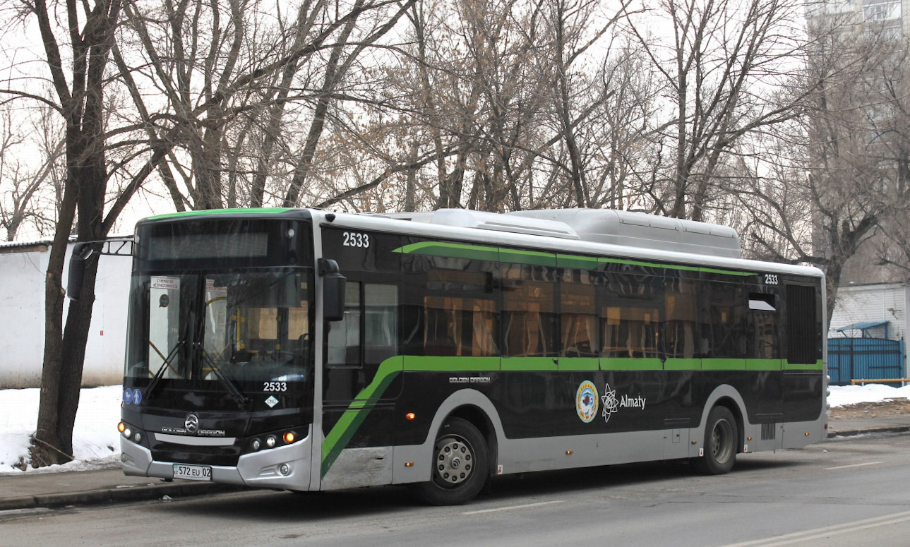 Almaty, Golden Dragon XML6125CN (Hyundai Trans Auto) # 2533