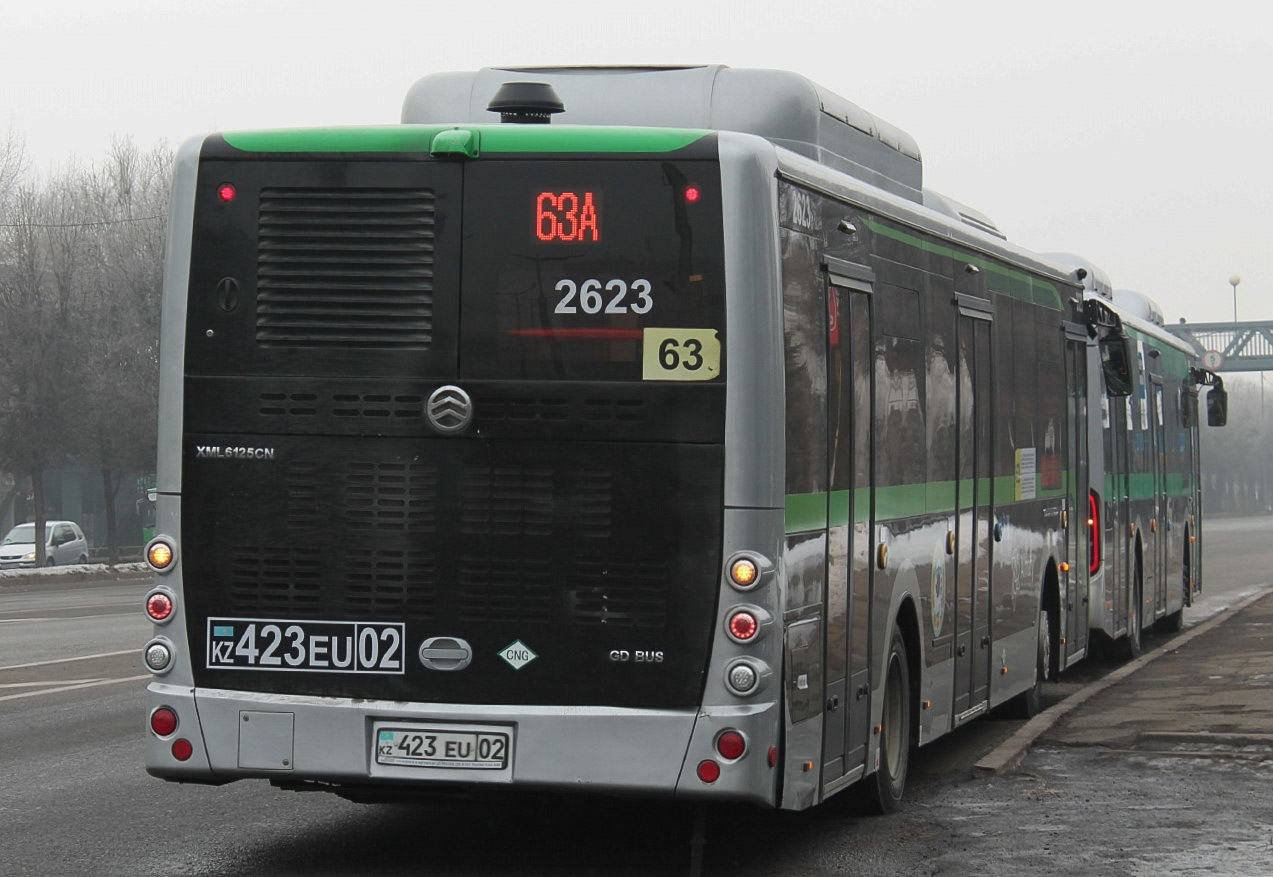 Almaty, Golden Dragon XML6125CN (Hyundai Trans Auto) # 2623