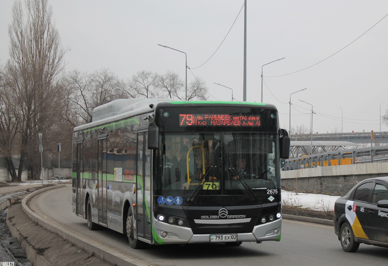 Almaty, Golden Dragon XML6125CN (Hyundai Trans Auto) # 2675