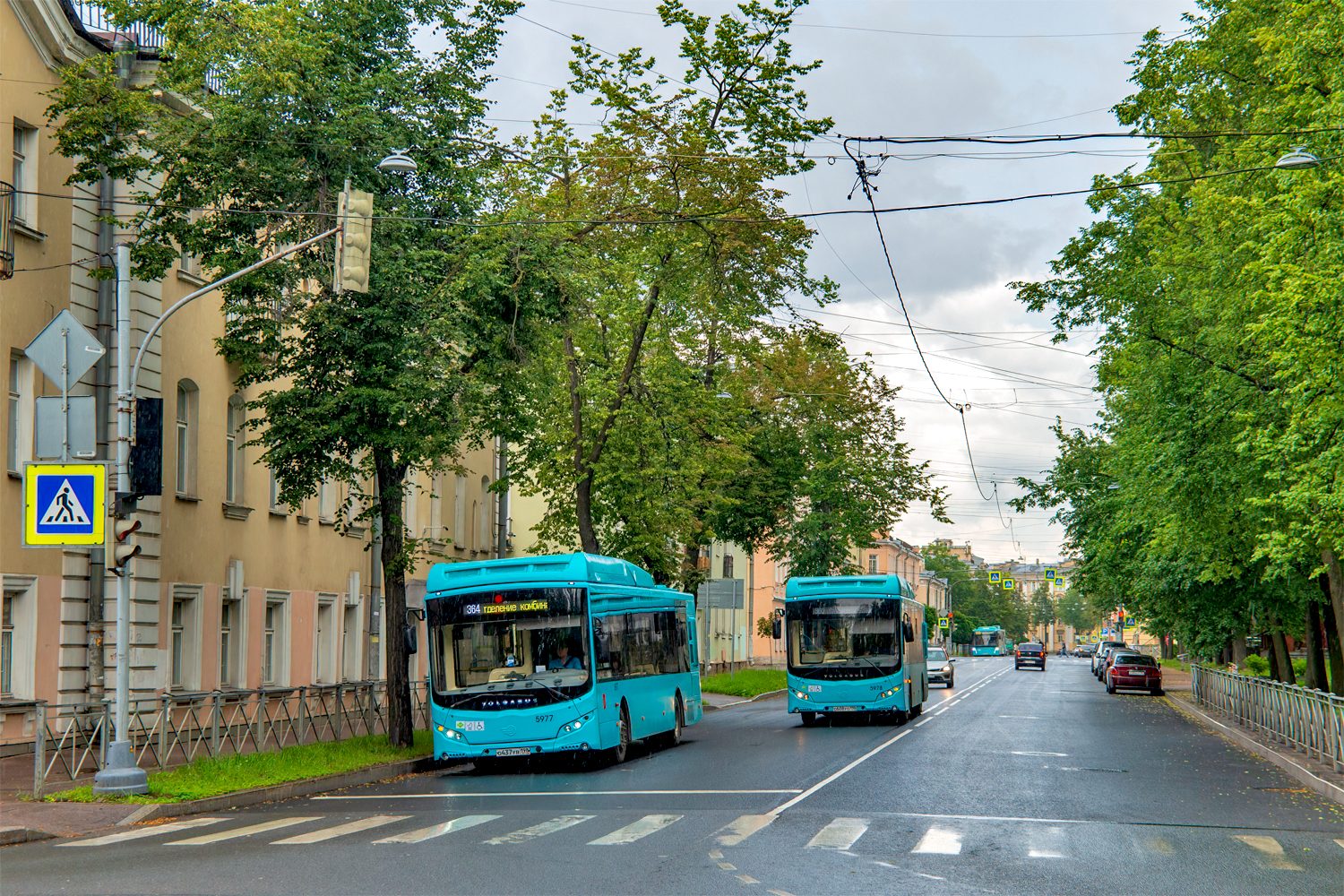 Saint Petersburg, Volgabus-5270.G2 (CNG) # 5977; Saint Petersburg, Volgabus-5270.G2 (CNG) # 5978
