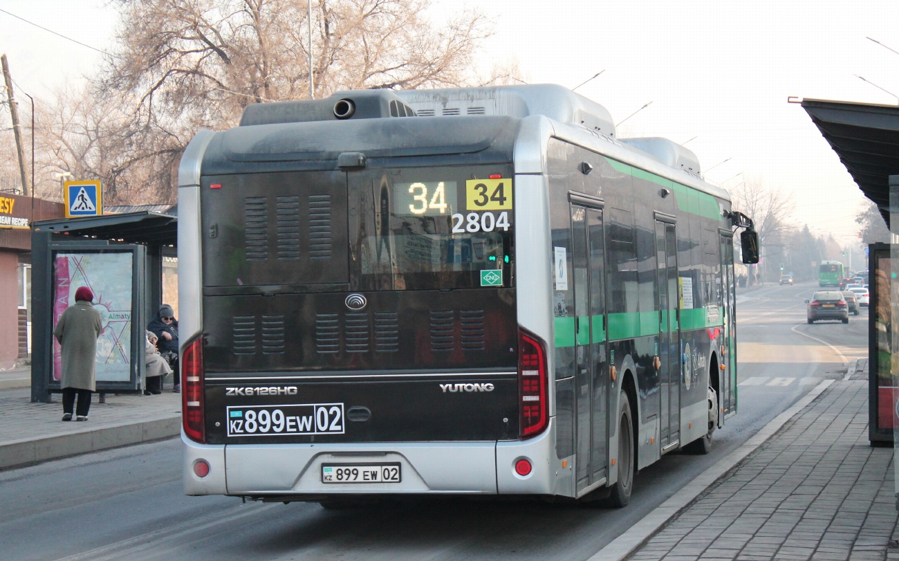 Almaty, Yutong ZK6126HG (QazTehna) # 2804