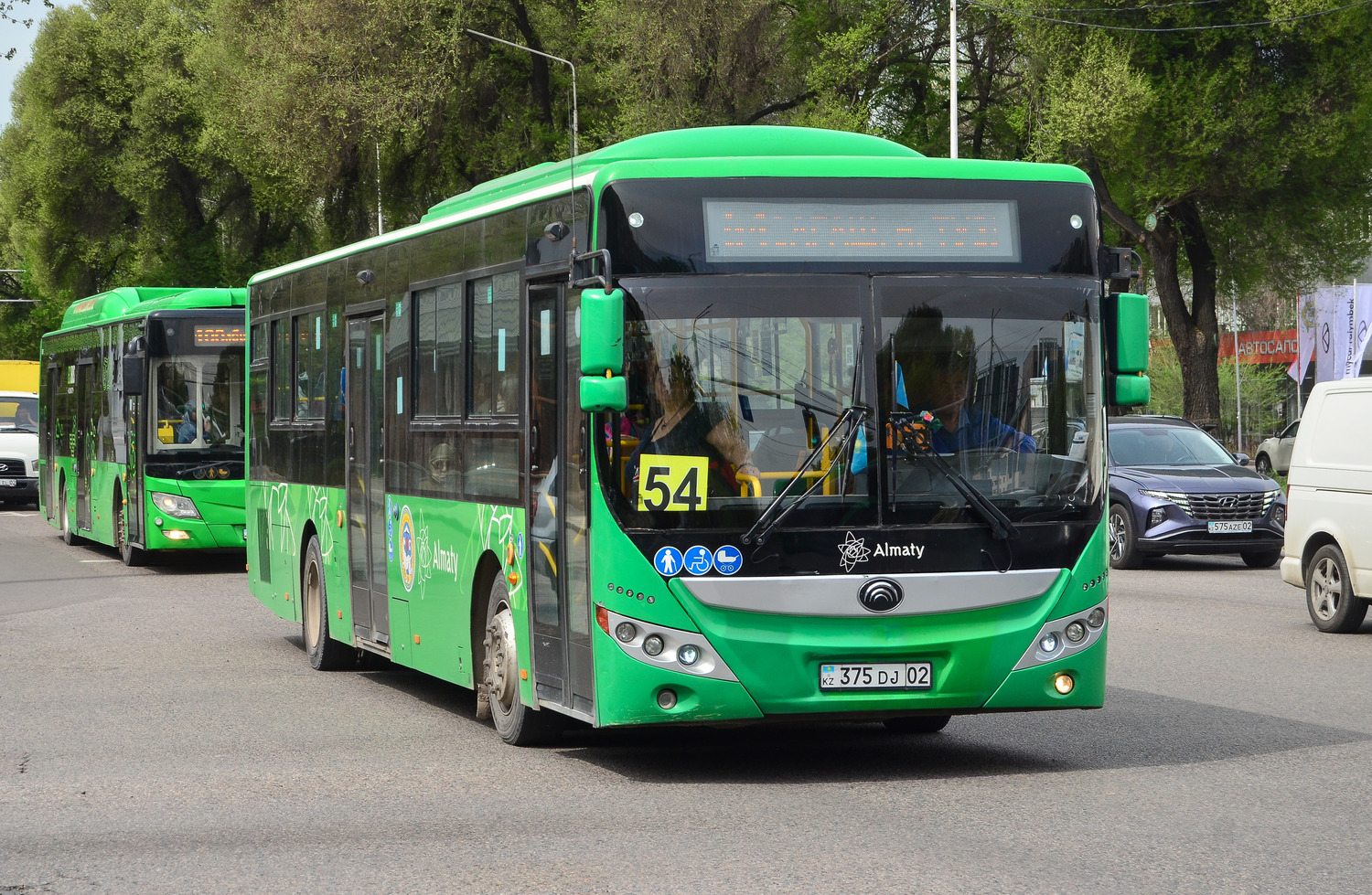 Almaty, Yutong ZK6118HGA (QazTehna) # 375 DJ 02