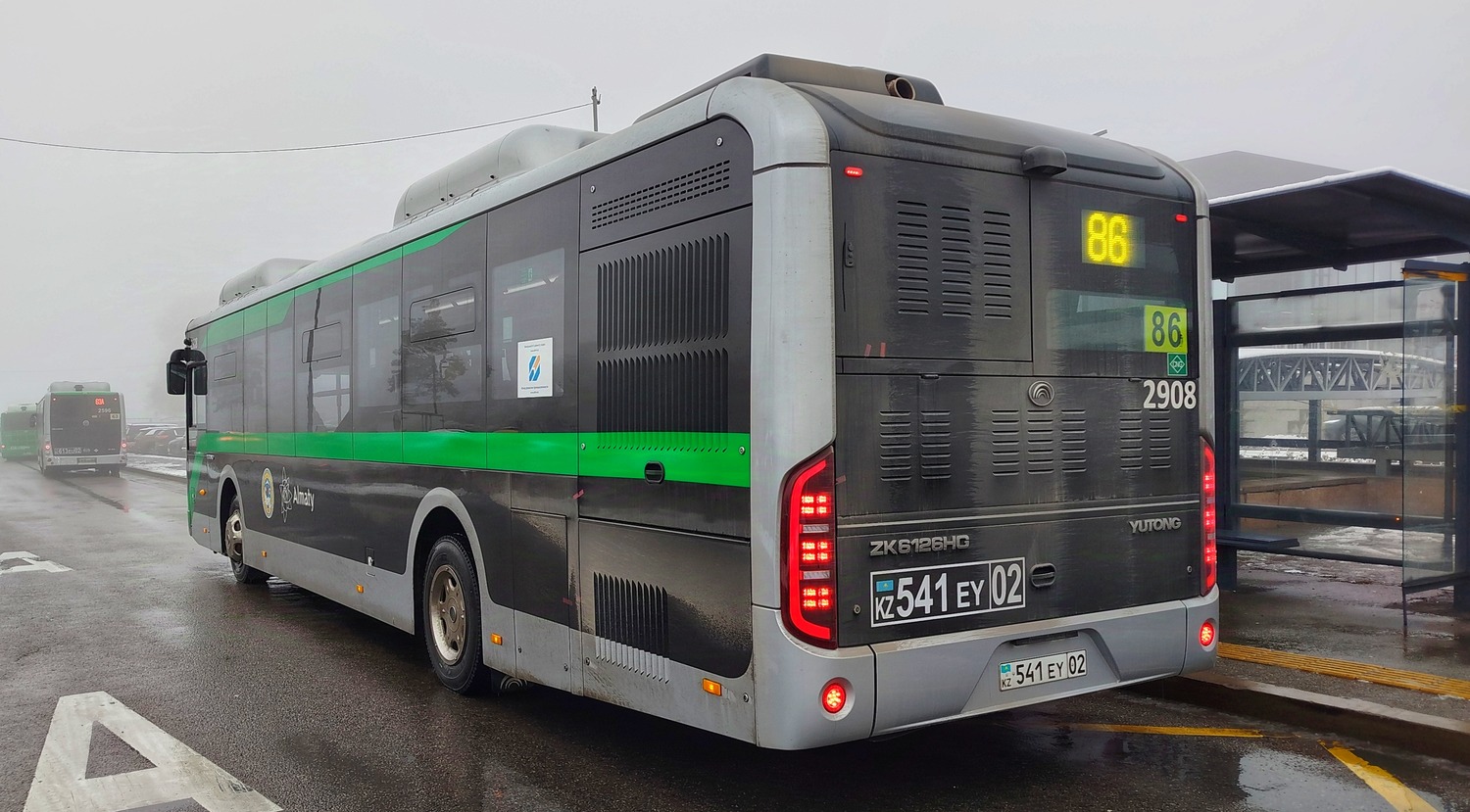 Almaty, Yutong ZK6126HG (QazTehna) # 2908
