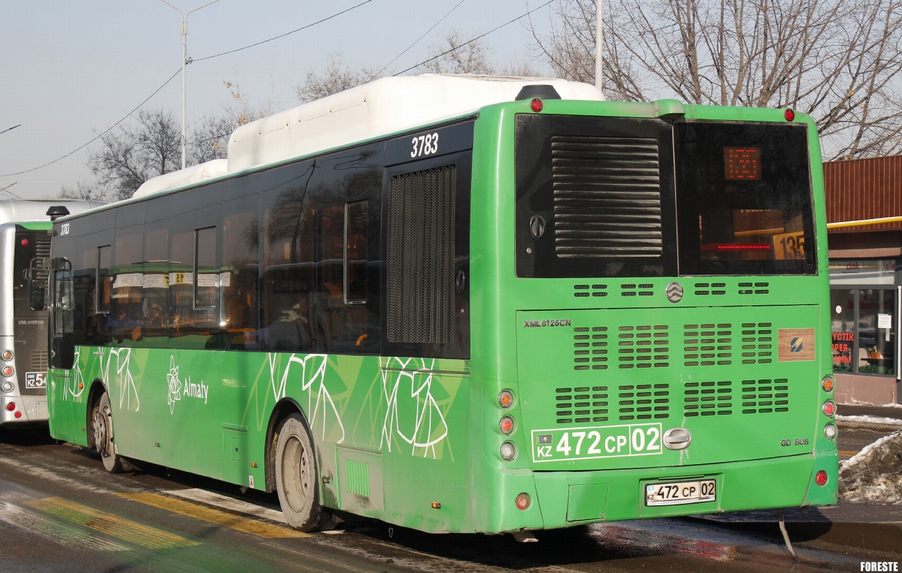 Almaty, Golden Dragon XML6125CN (Hyundai Trans Auto) # 3783