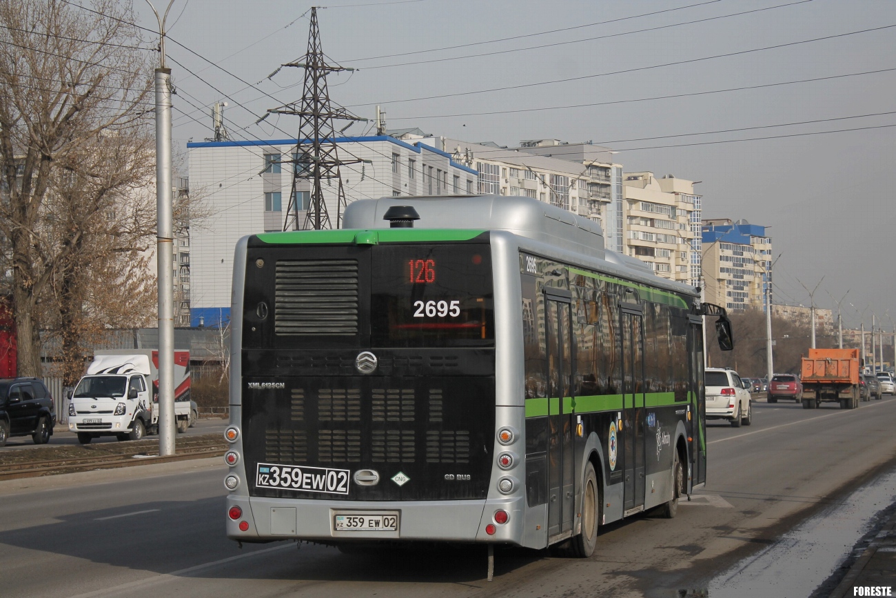 Almaty, Golden Dragon XML6125CN (Hyundai Trans Auto) # 2695
