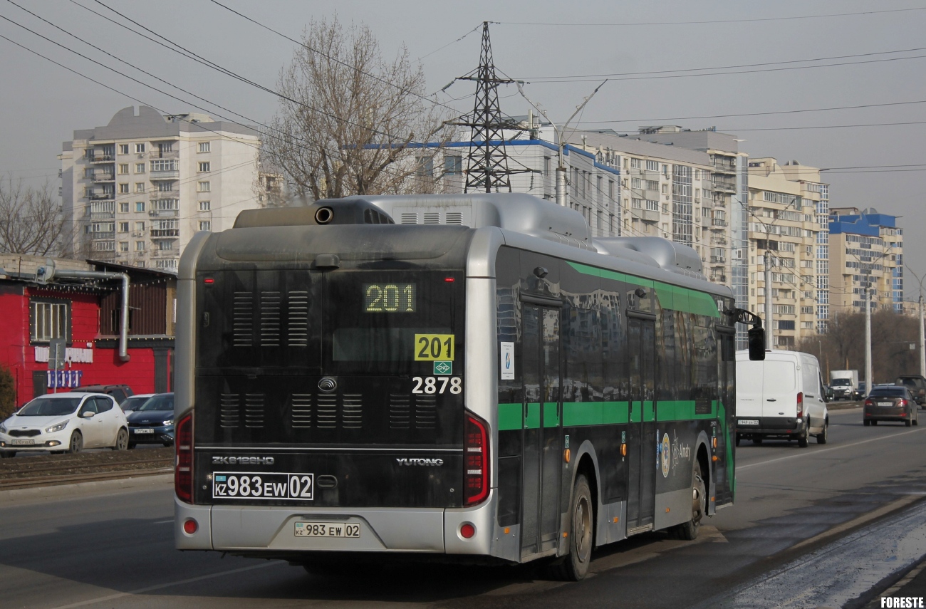 Almaty, Yutong ZK6126HG (QazTehna) # 2878