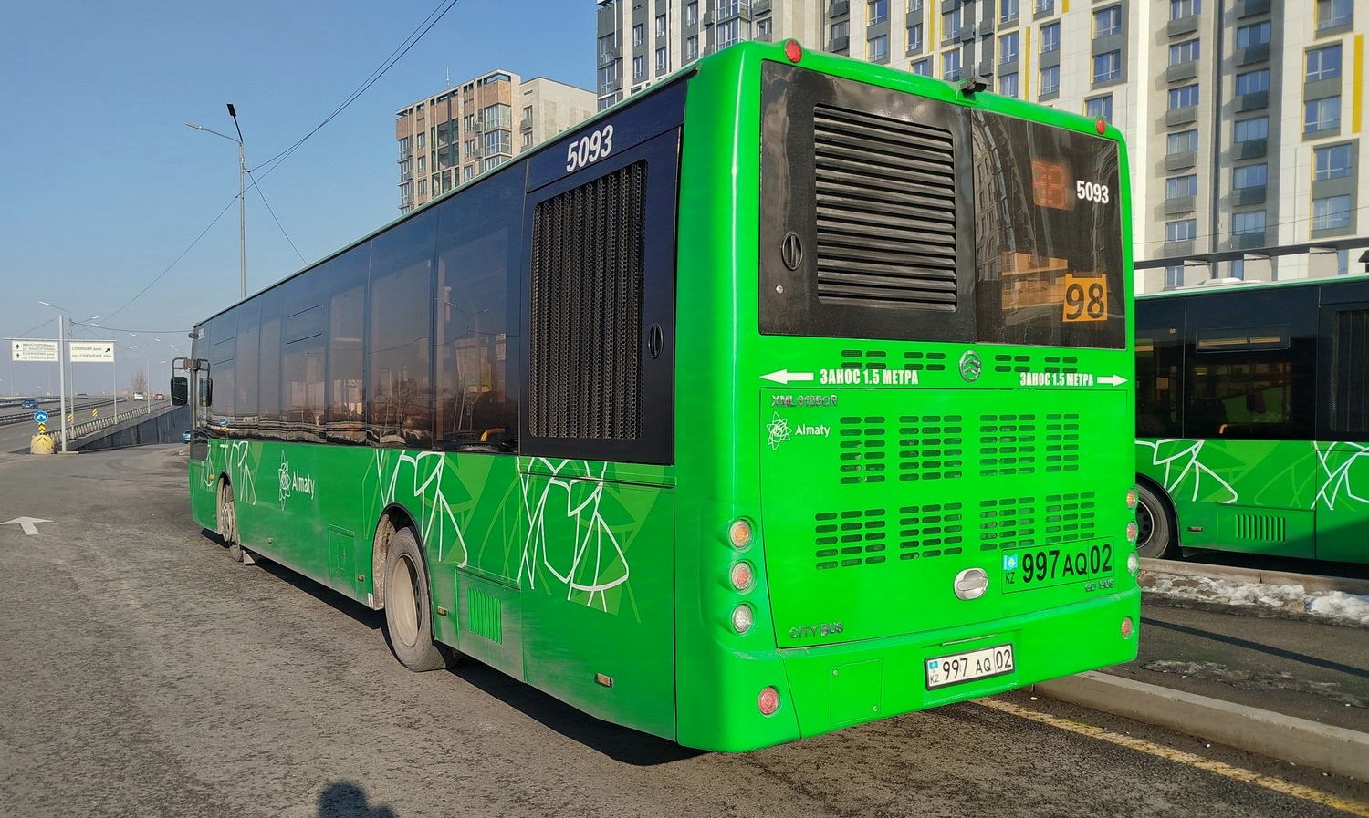 Almaty, Golden Dragon XML6125CR (Hyundai Trans Auto) # 5093