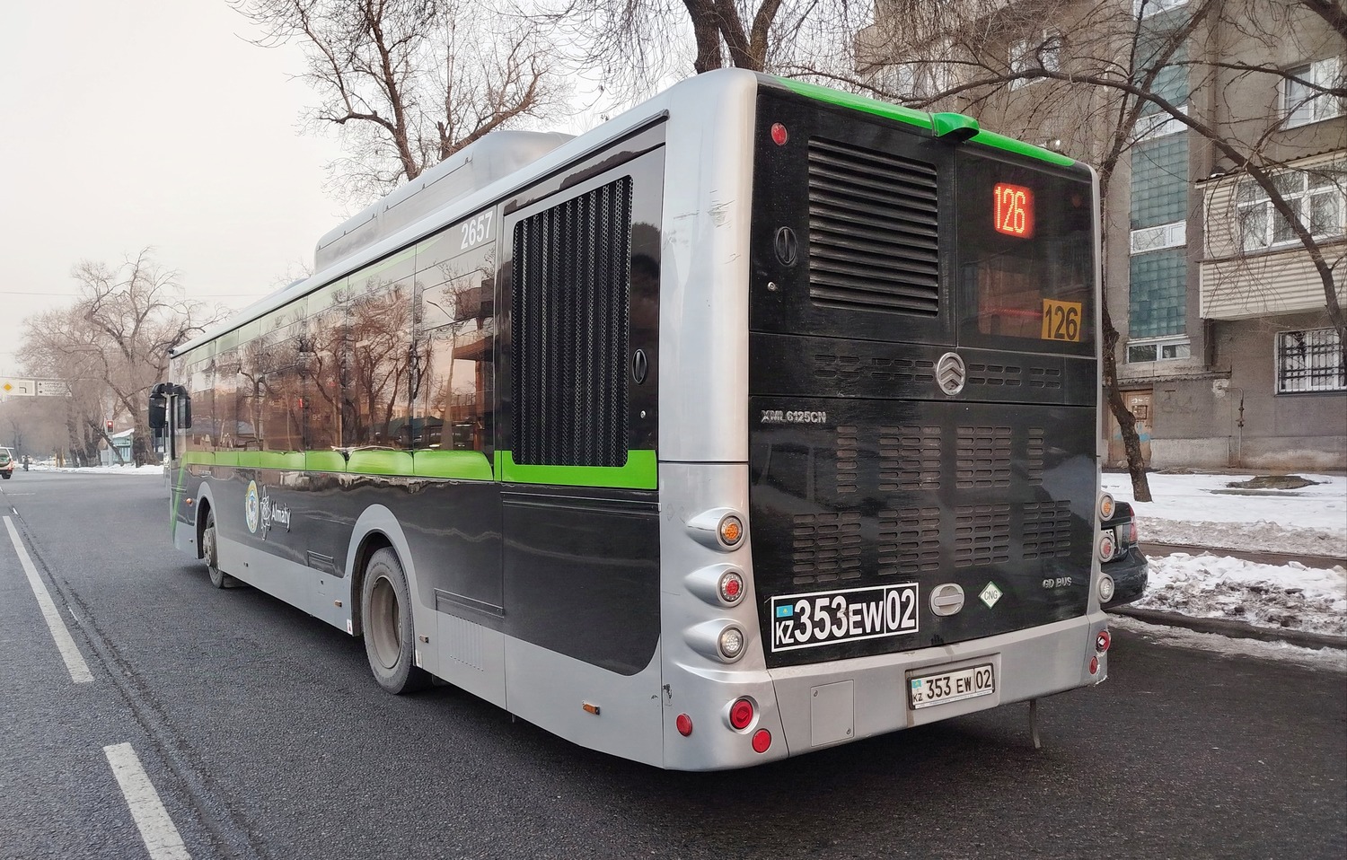 Almaty, Golden Dragon XML6125CN (Hyundai Trans Auto) Nr. 2657