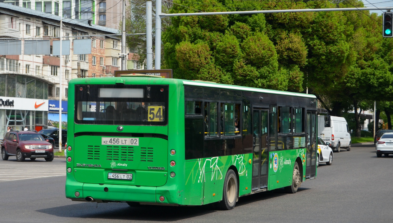 Almaty, Yutong ZK6118HGA (SaryarkaAvtoProm) # 456 LT 02