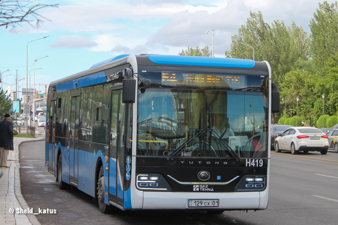 Astana, Yutong ZK6126HG (QazTehna) # H419
