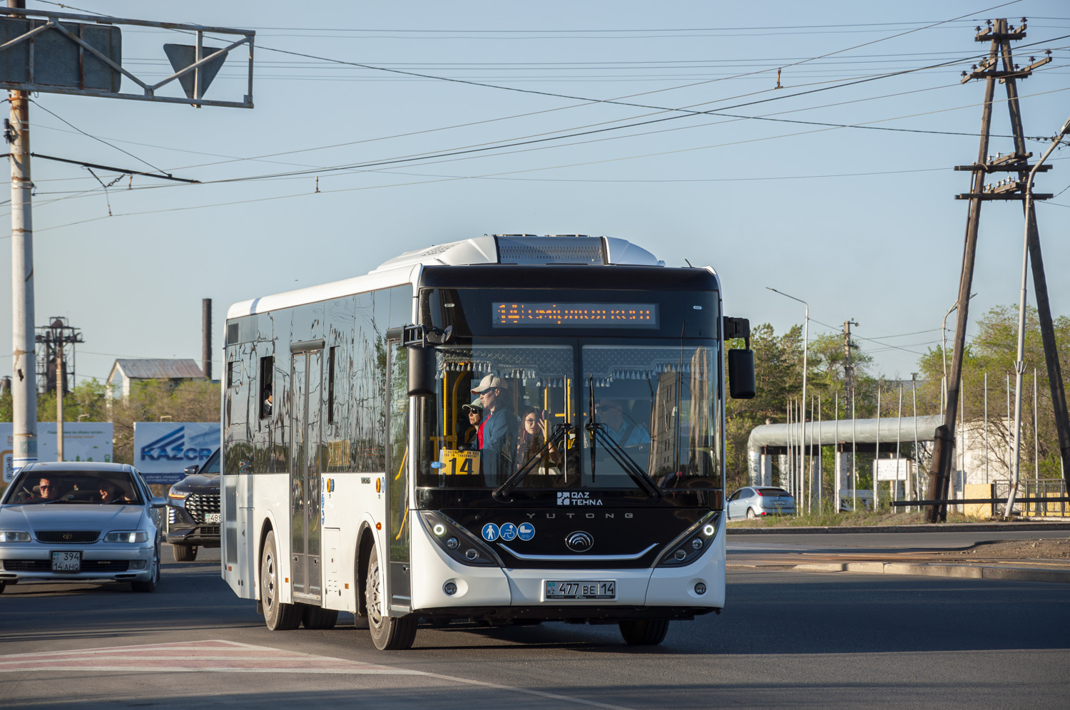 Pavlodar, Yutong ZK6890HGQ (QazTehna) # 477 BE 14