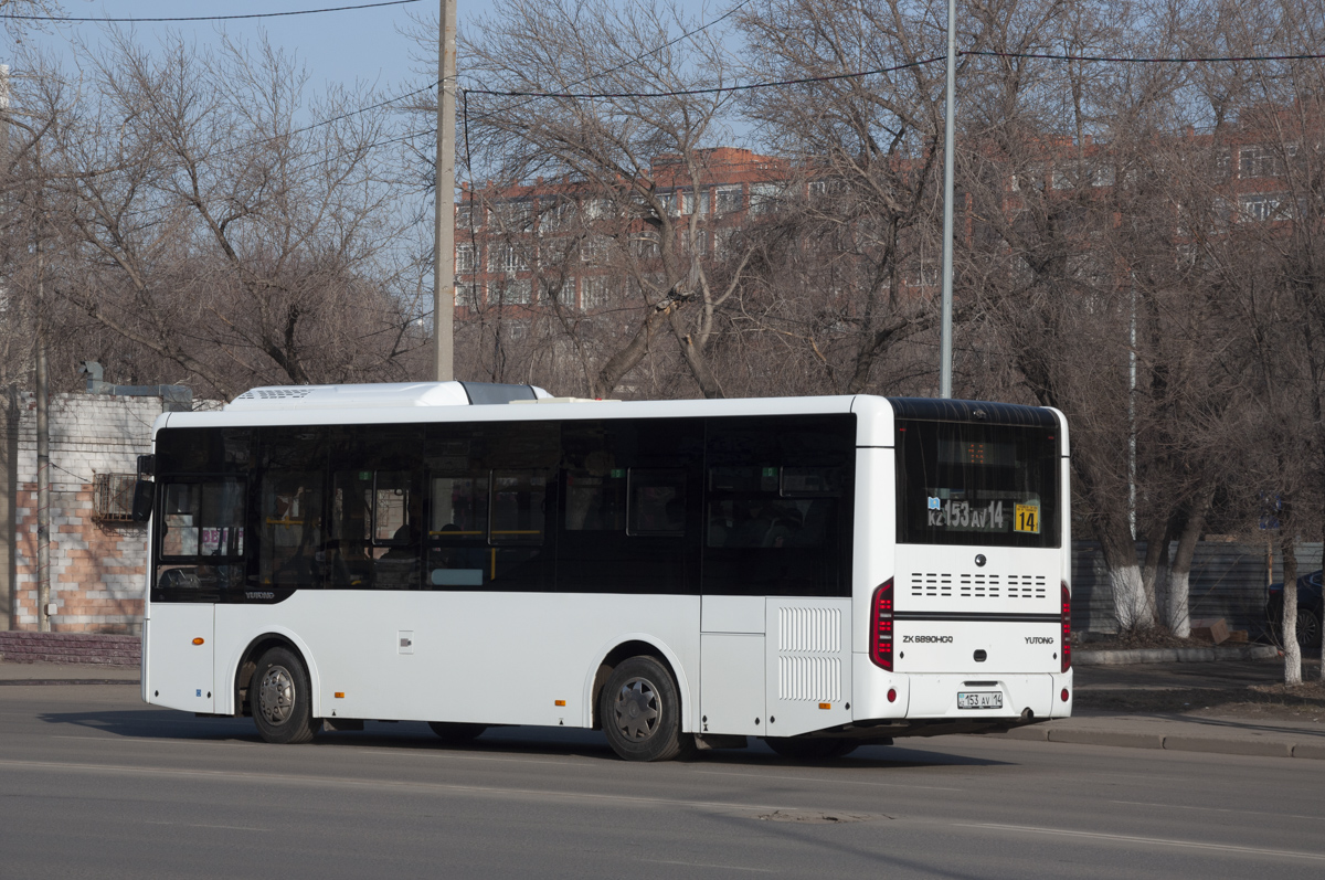 Pavlodar, Yutong ZK6890HGQ (QazTehna) # 153 AV 14