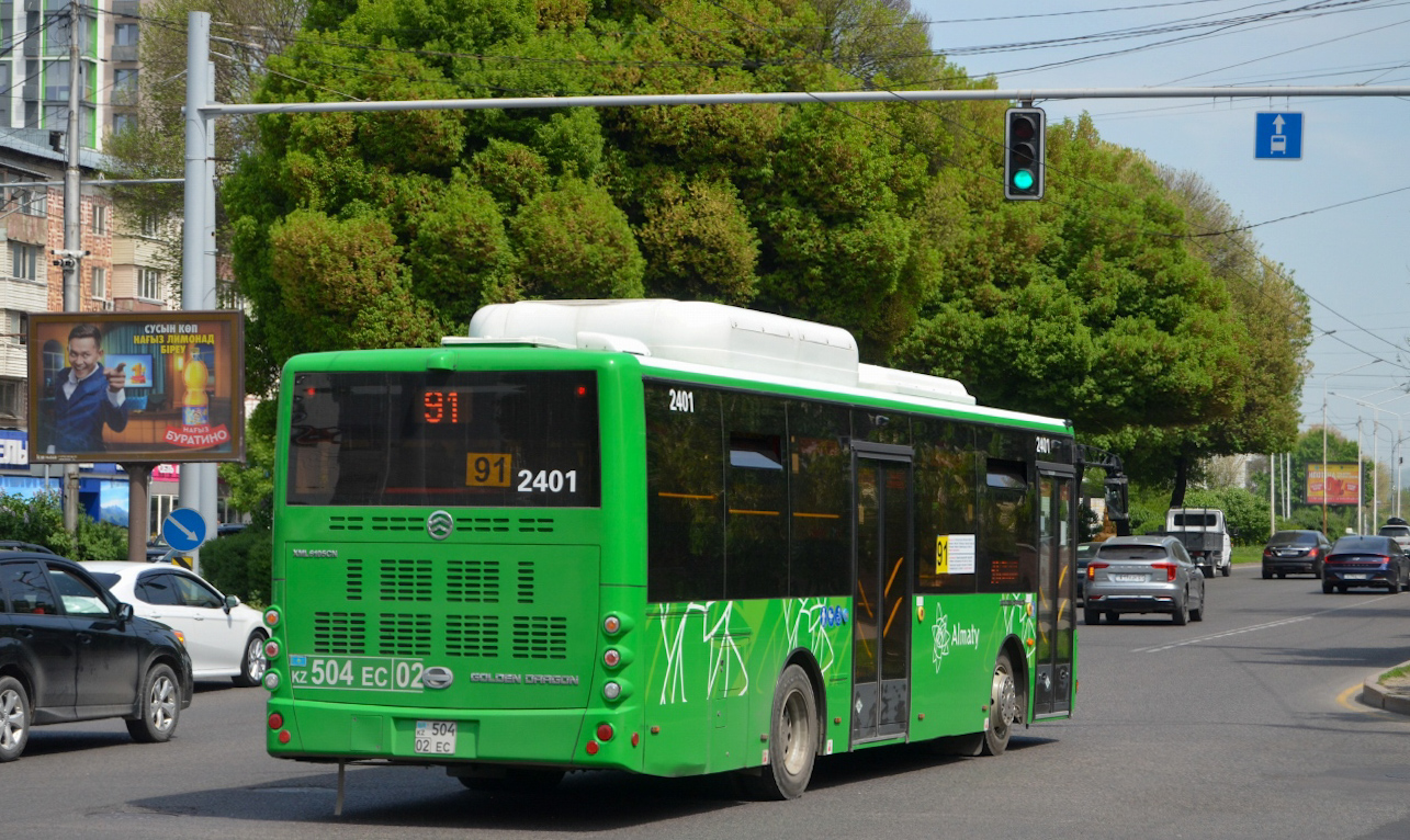 Almaty, Golden Dragon XML6105CN (Hyundai Trans Auto) # 2401