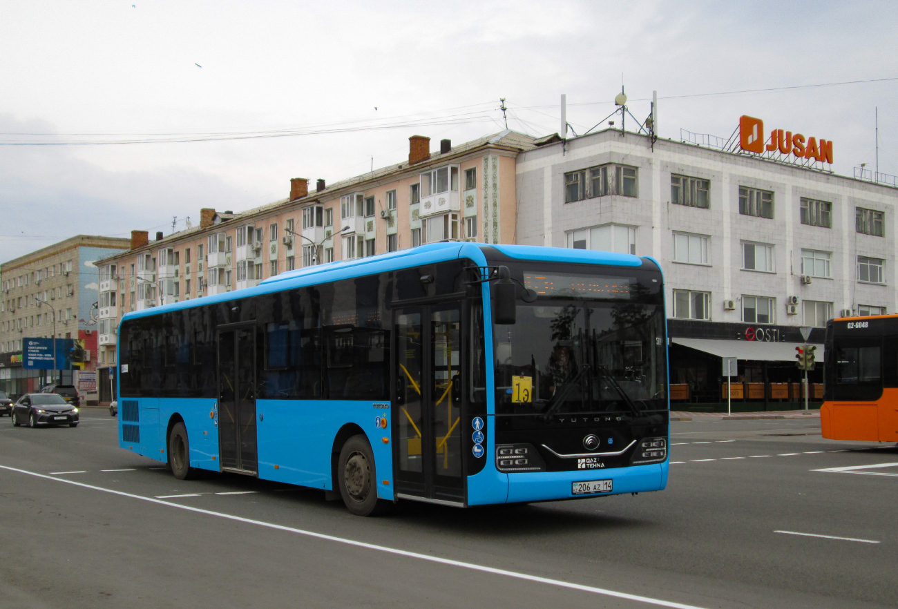 Pavlodar, Yutong ZK6126HG (QazTehna) # 206 AZ 14