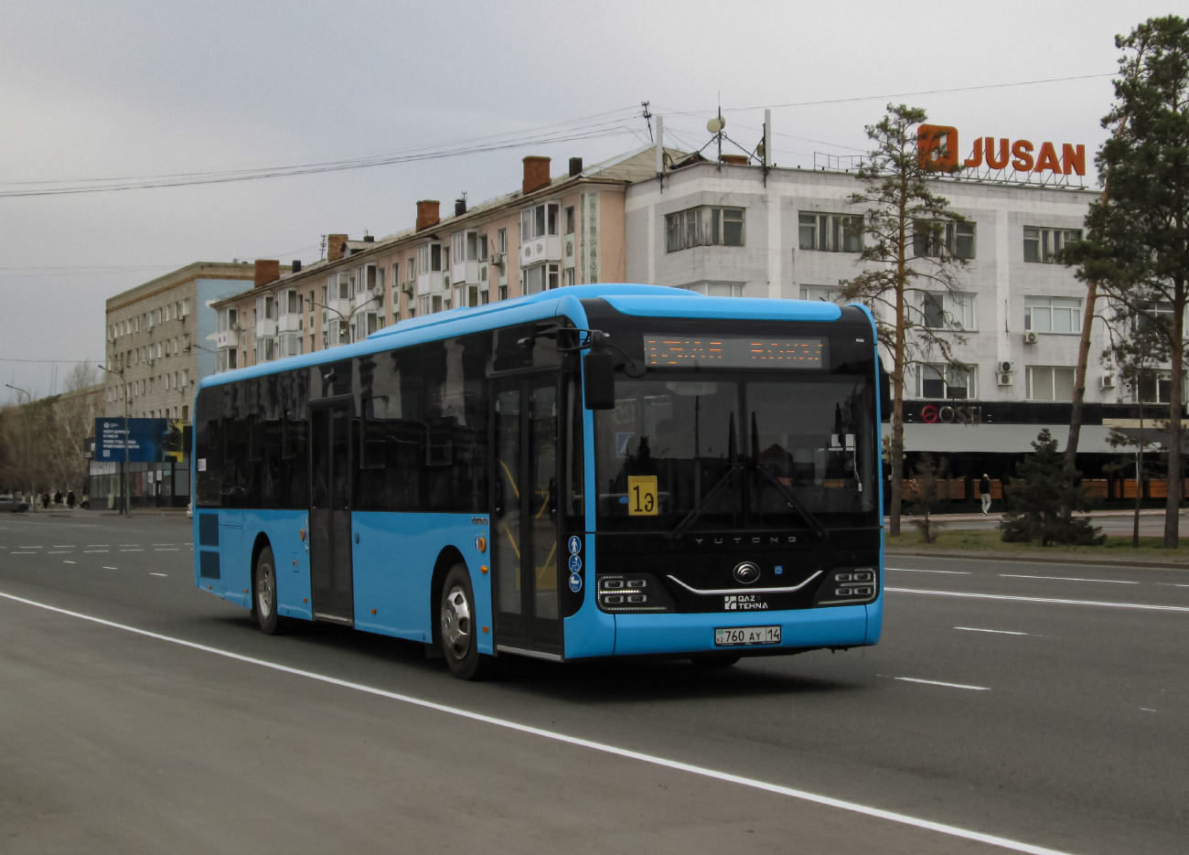 Pavlodar, Yutong ZK6126HG (QazTehna) # 760 AY 14