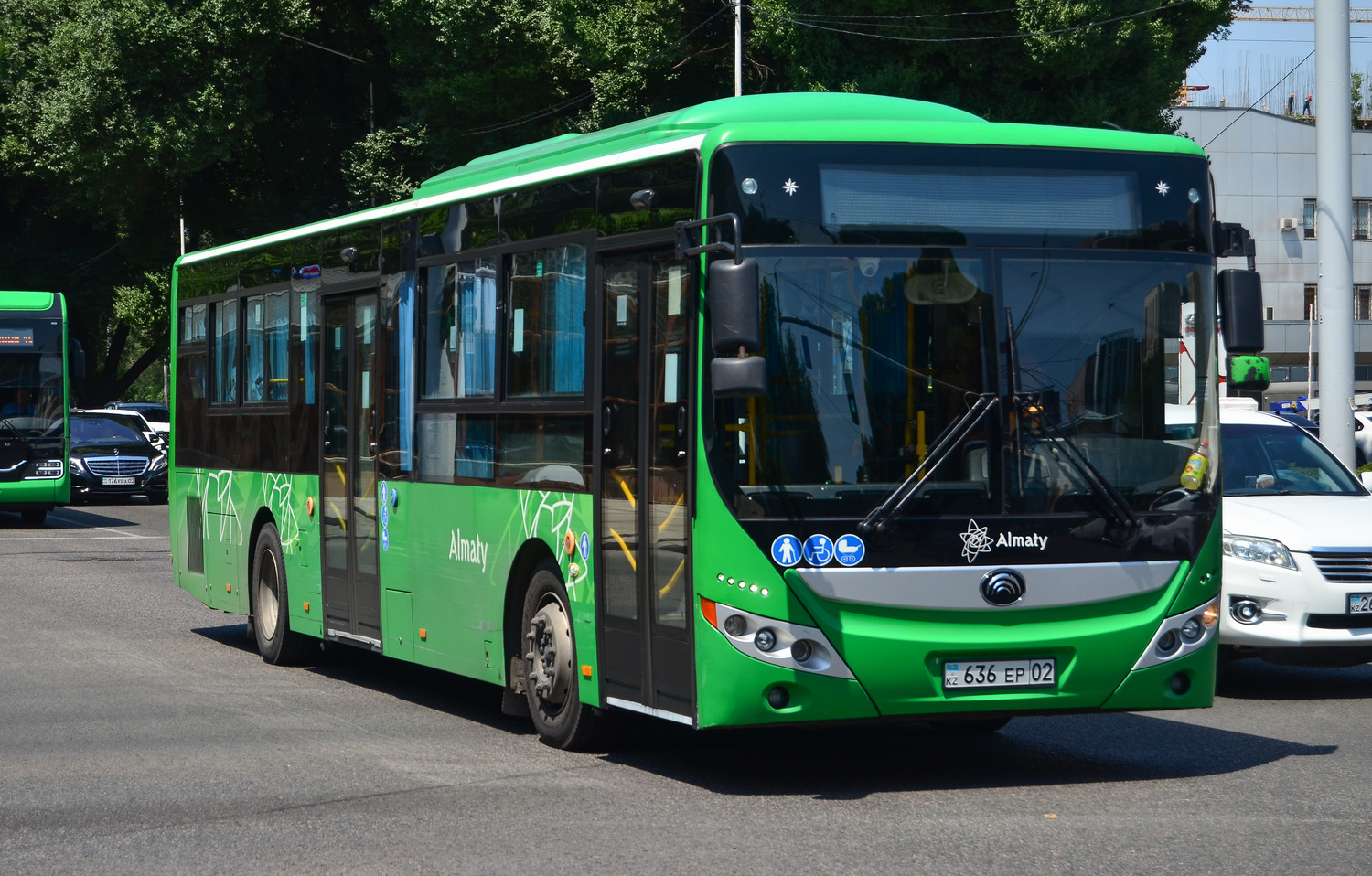 Алматы, Yutong ZK6118HGA (QazTehna) № 636 EP 02