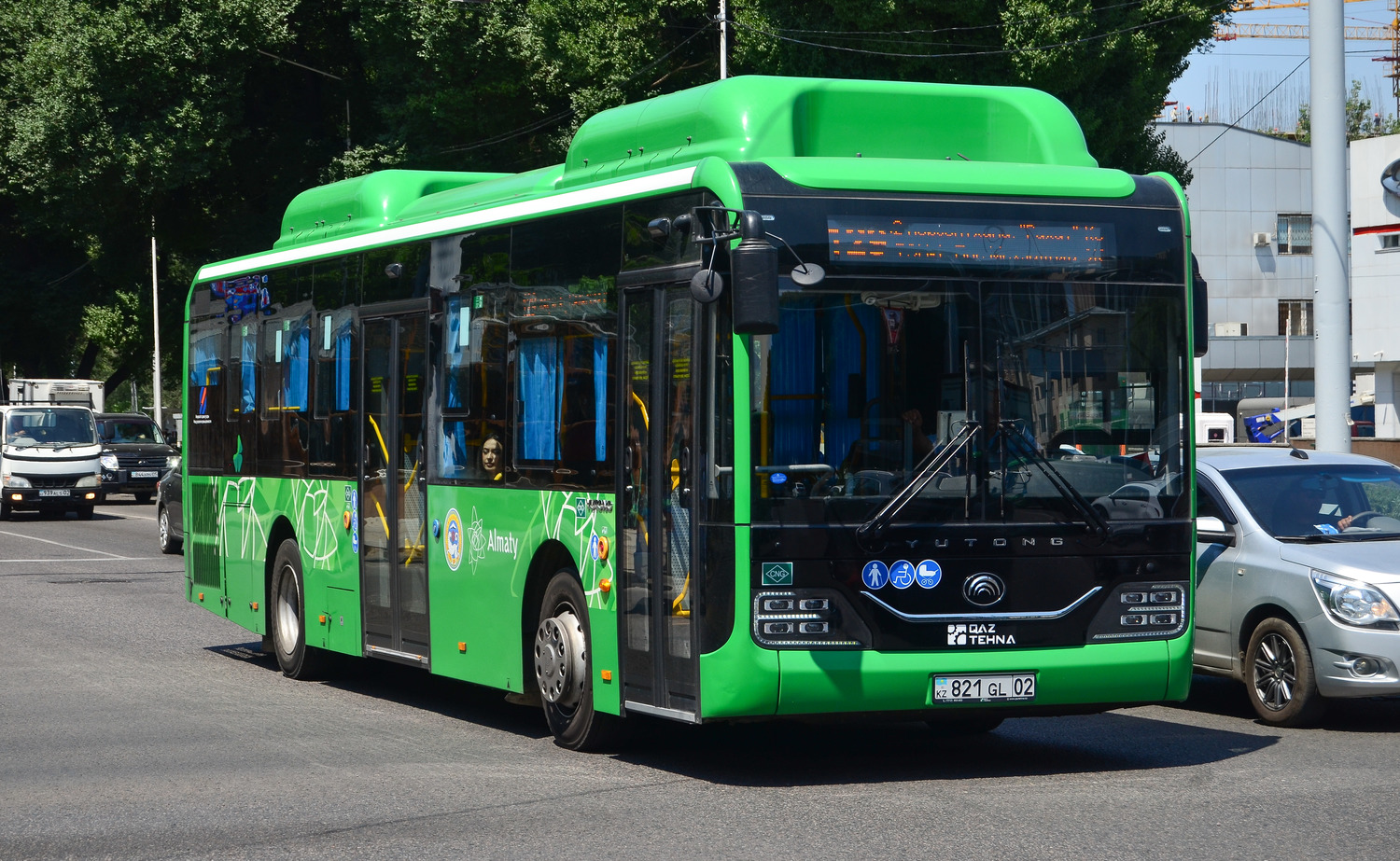Almaty, Yutong ZK6116HG (QazTehna) # 821 GL 02