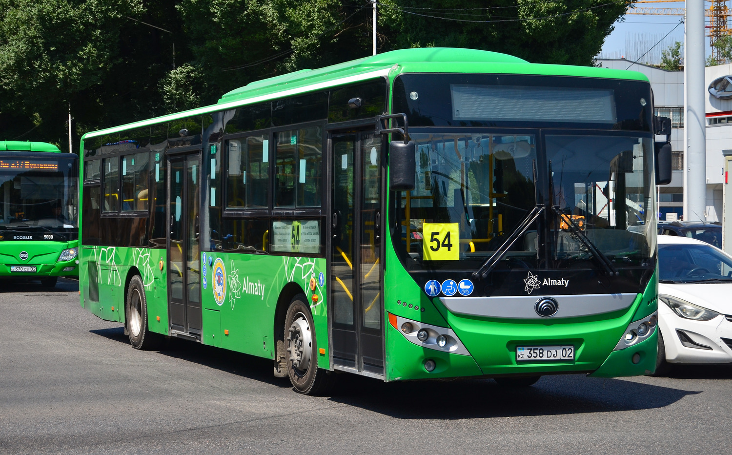 Almaty, Yutong ZK6118HGA (QazTehna) # 358 DJ 02