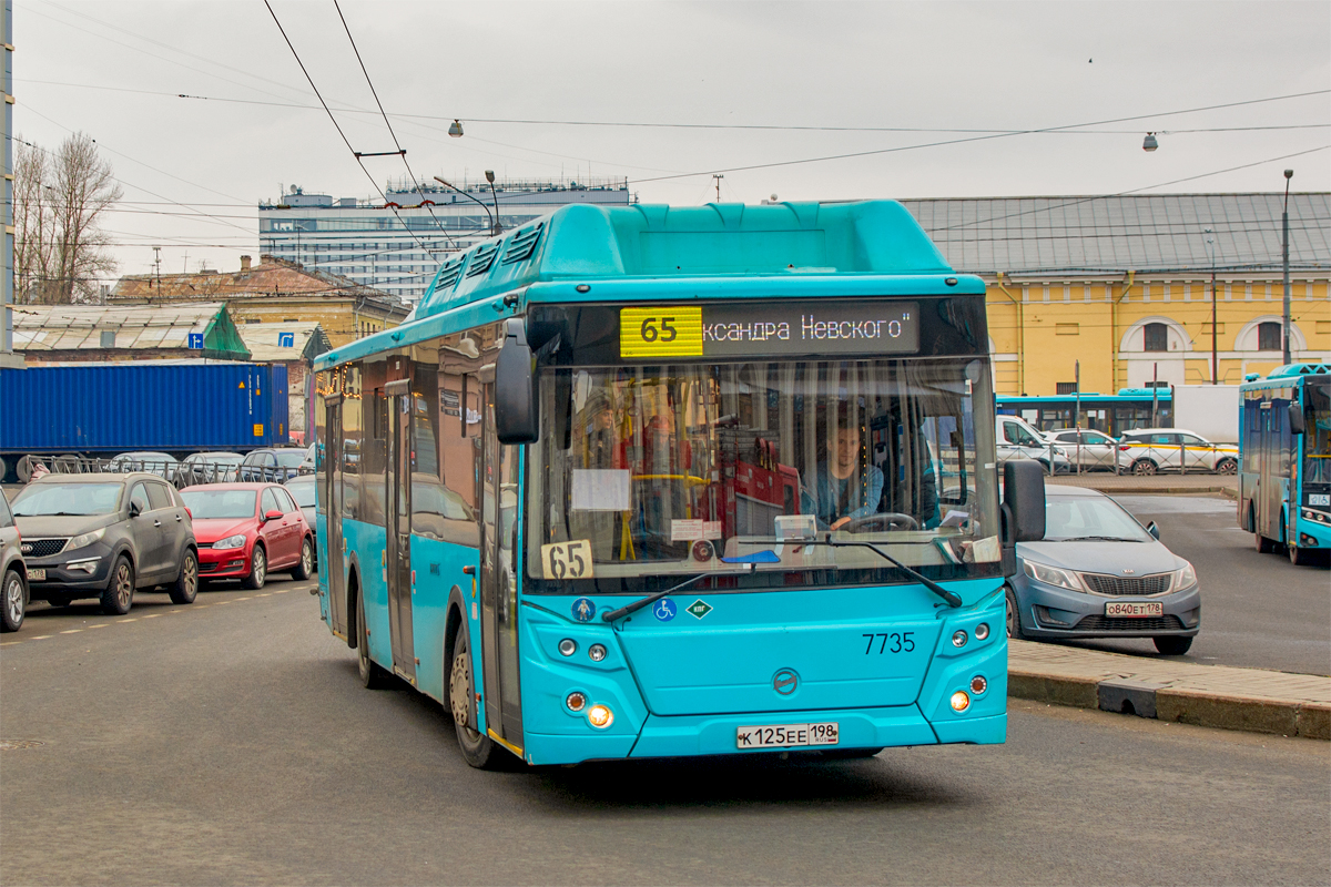 Saint Petersburg, LiAZ-5292.67 (CNG) # 7735