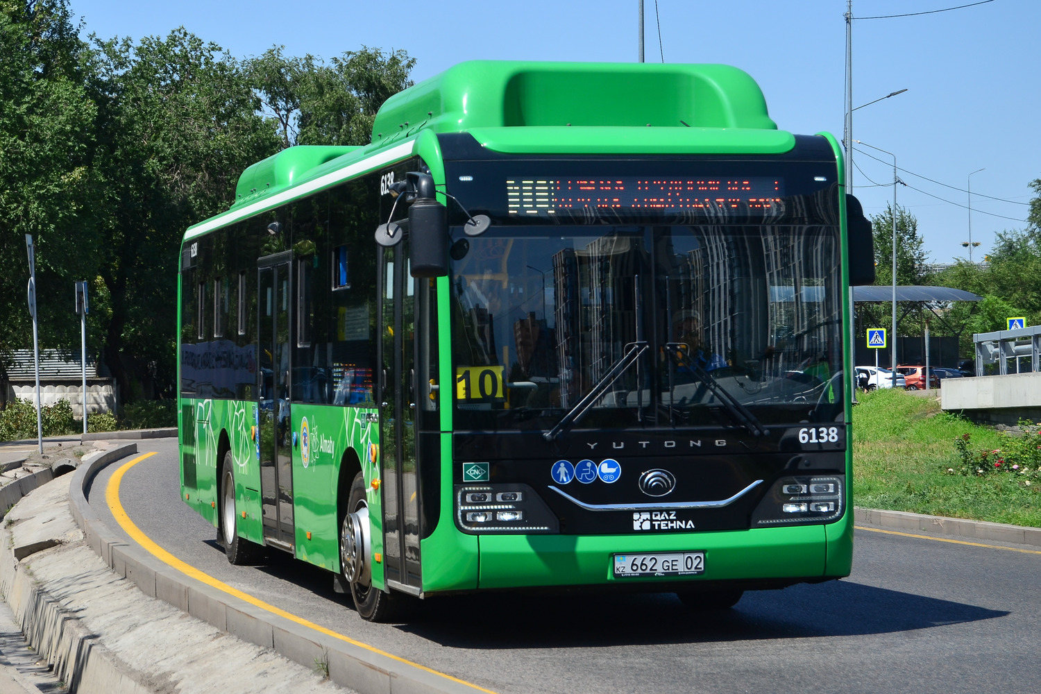 Almaty, Yutong ZK6116HG (QazTehna) # 6138