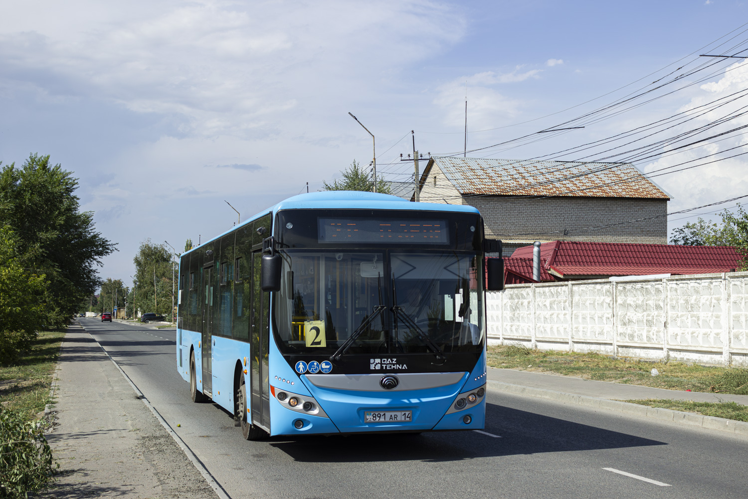 Pavlodar, Yutong ZK6118HGA (QazTehna) # 891 AR 14