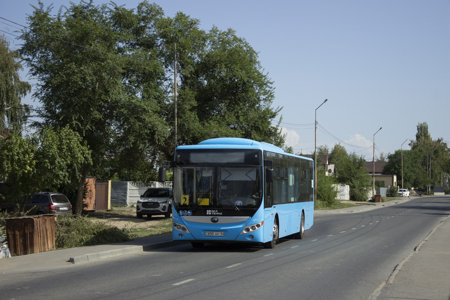 Pavlodar, Yutong ZK6118HGA (QazTehna) # 890 AR 14