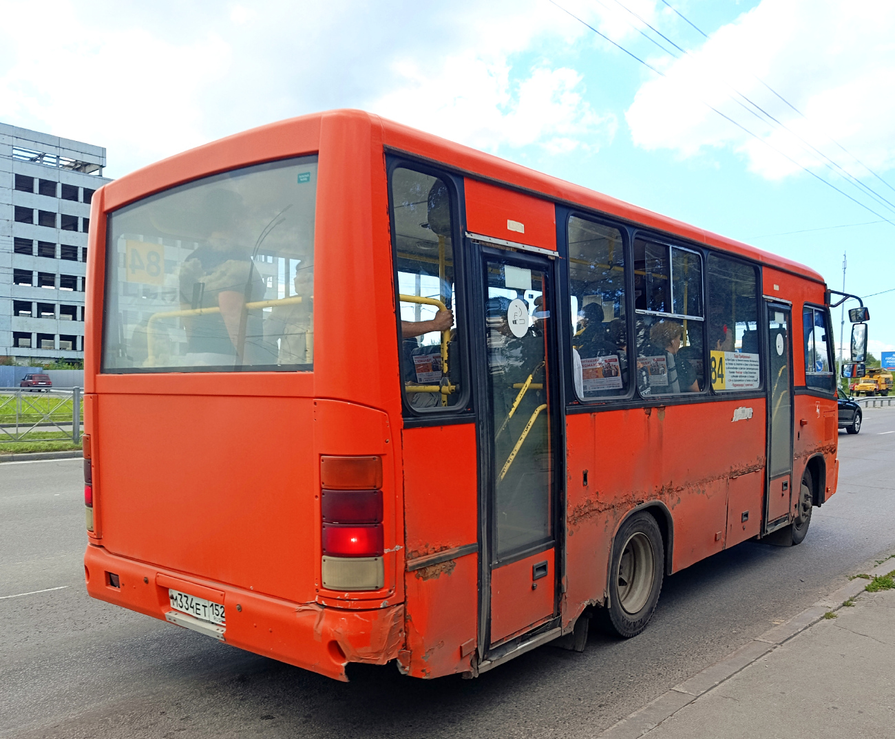 Ulyanovsk, PAZ-320402-05 "Vector" # М 334 ЕТ 152