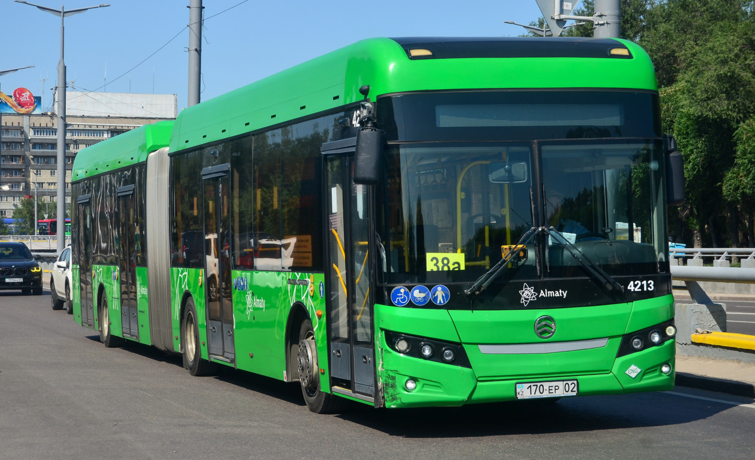 Almaty, Golden Dragon XML6185J13C (Hyundai Trans Auto) # 4213