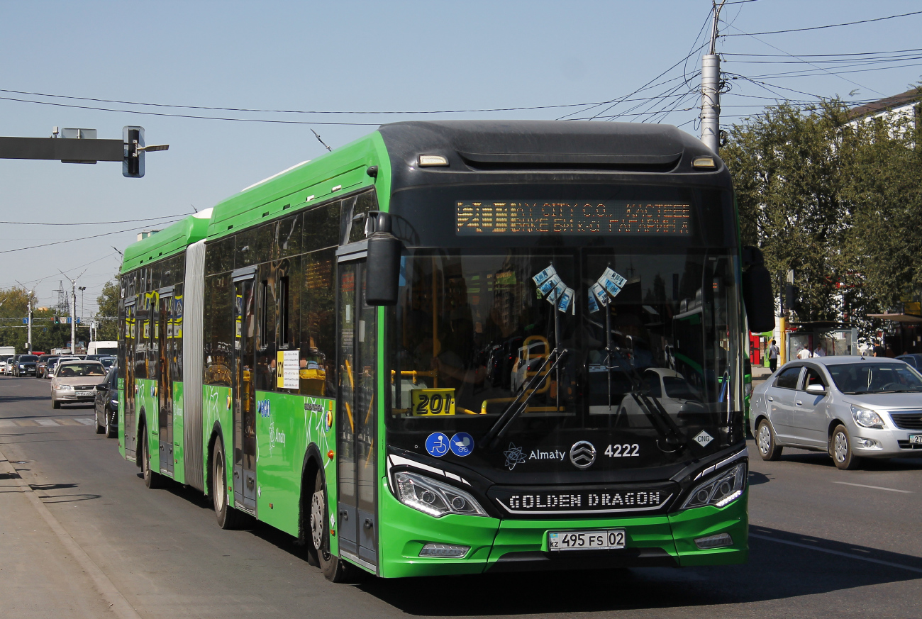 Almaty, Golden Dragon XML6185J13C (Hyundai Trans Auto) No. 4222