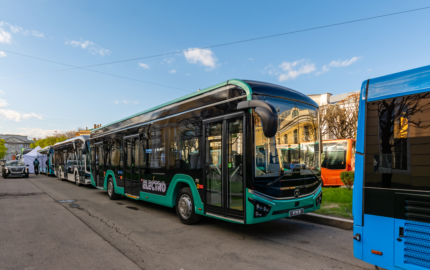 Likino-Dulyovo, LiAZ-L01R35 e-Citymax 12 # [L01R35-1]; Saint Petersburg — III International transport festival "SPbTransportFest-2022"