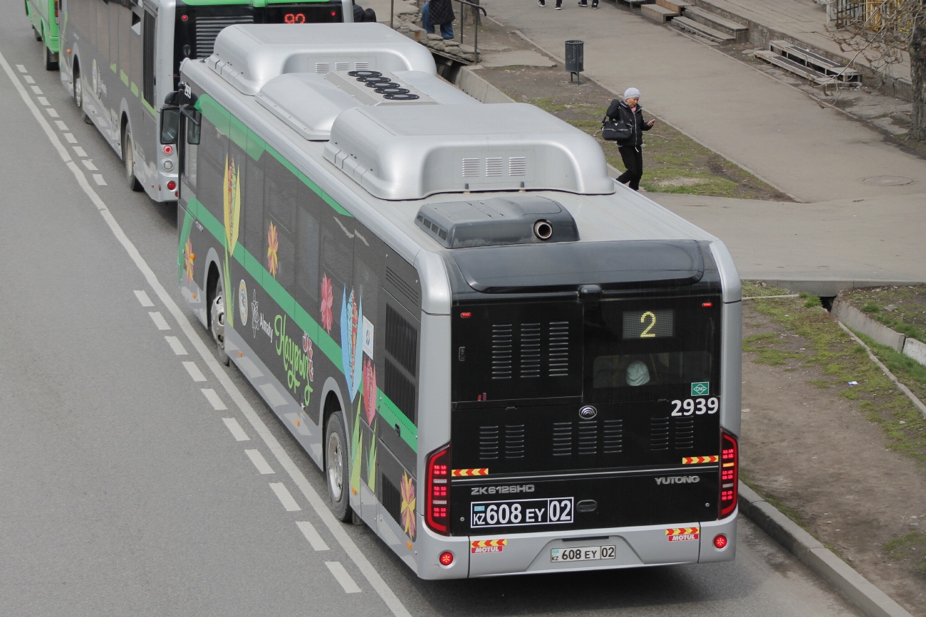 Almaty, Yutong ZK6126HG (QazTehna) # 2939