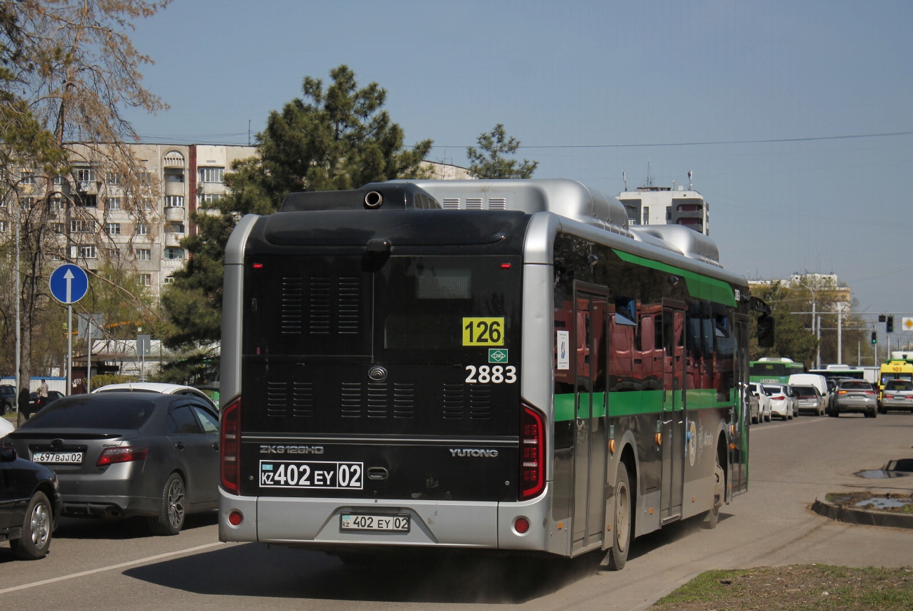 Almaty, Yutong ZK6126HG (QazTehna) # 2883
