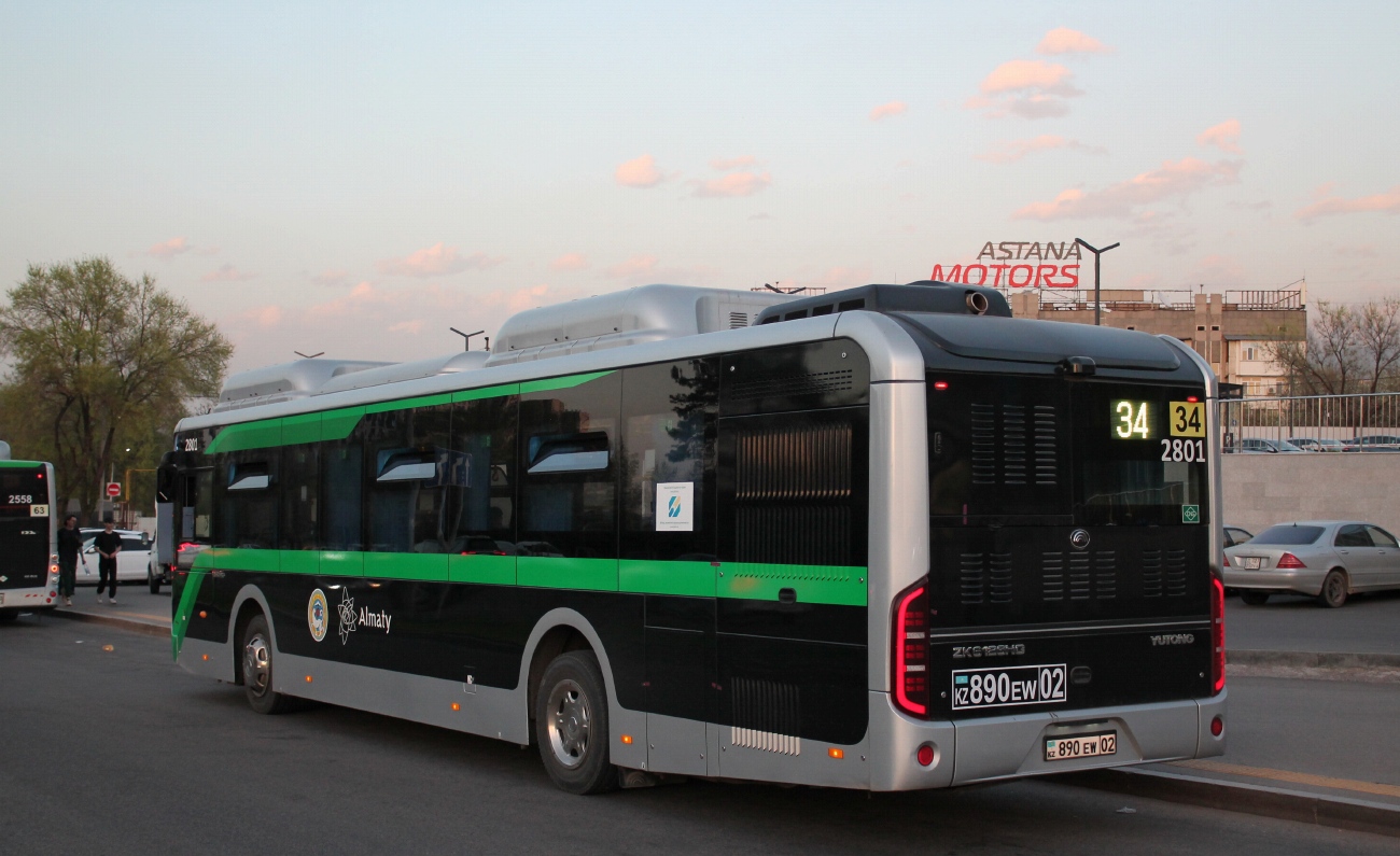 Almaty, Yutong ZK6126HG (QazTehna) # 2801