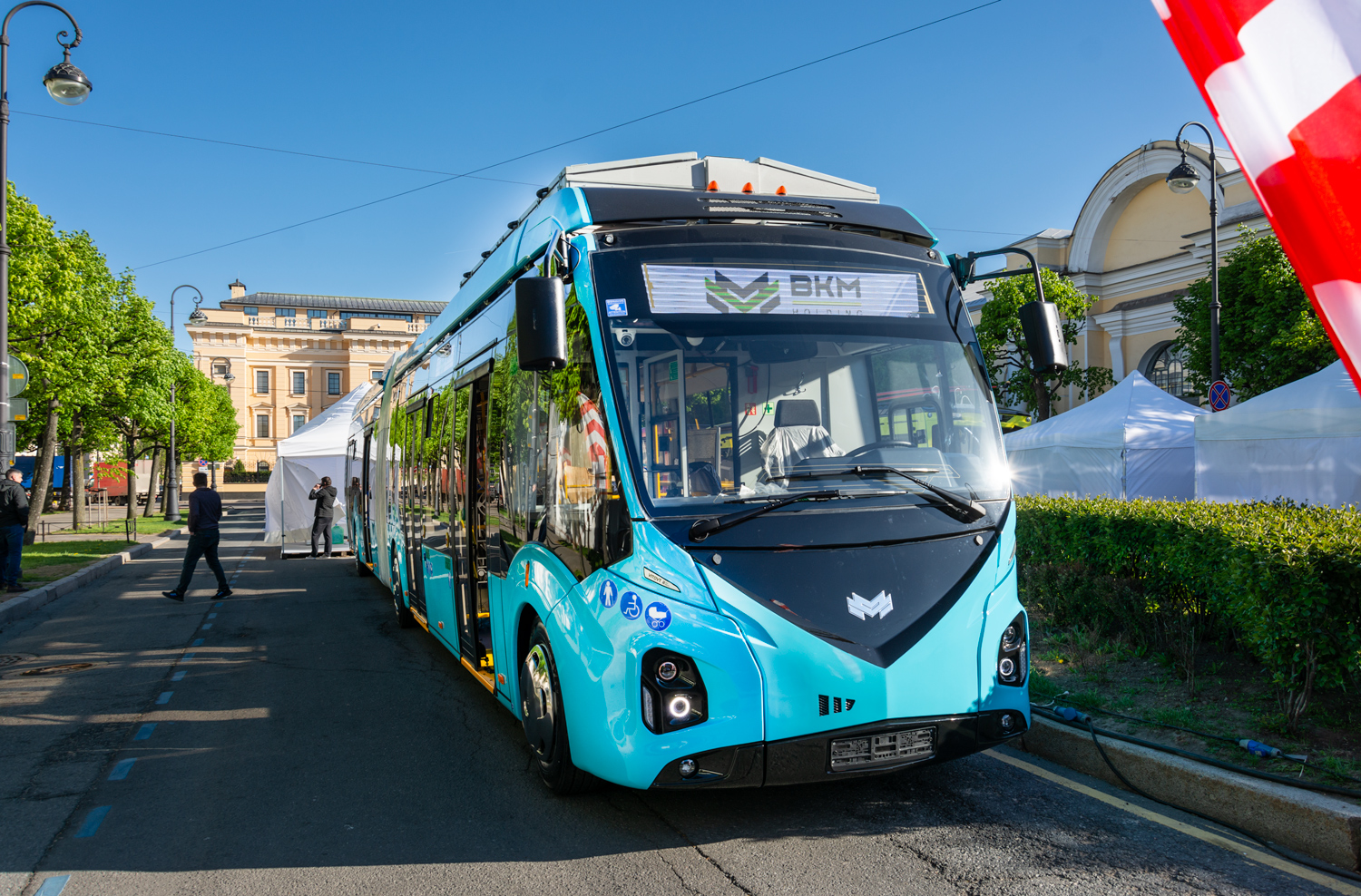Minsk, BKM E433 Vitovt Max Electro II # [Е433-52]; Saint Petersburg — IV International transport festival "SPbTransportFest-2023"