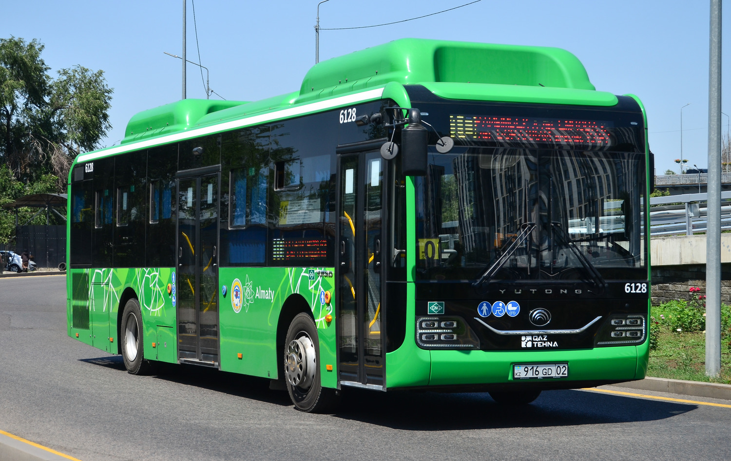 Almaty, Yutong ZK6116HG (QazTehna) # 6128