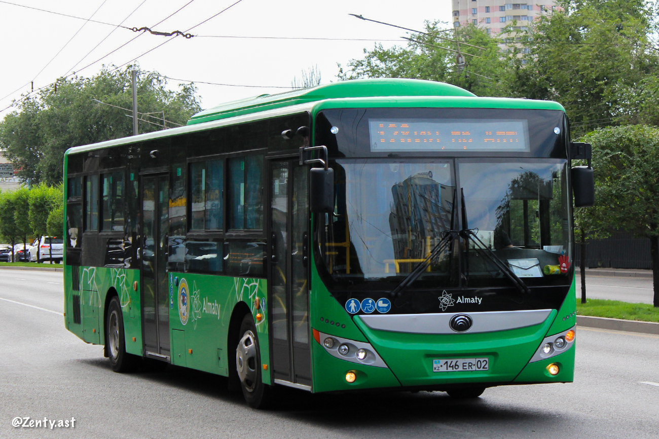 Almaty, Yutong ZK6118HGA (QazTehna) # 146 ER 02
