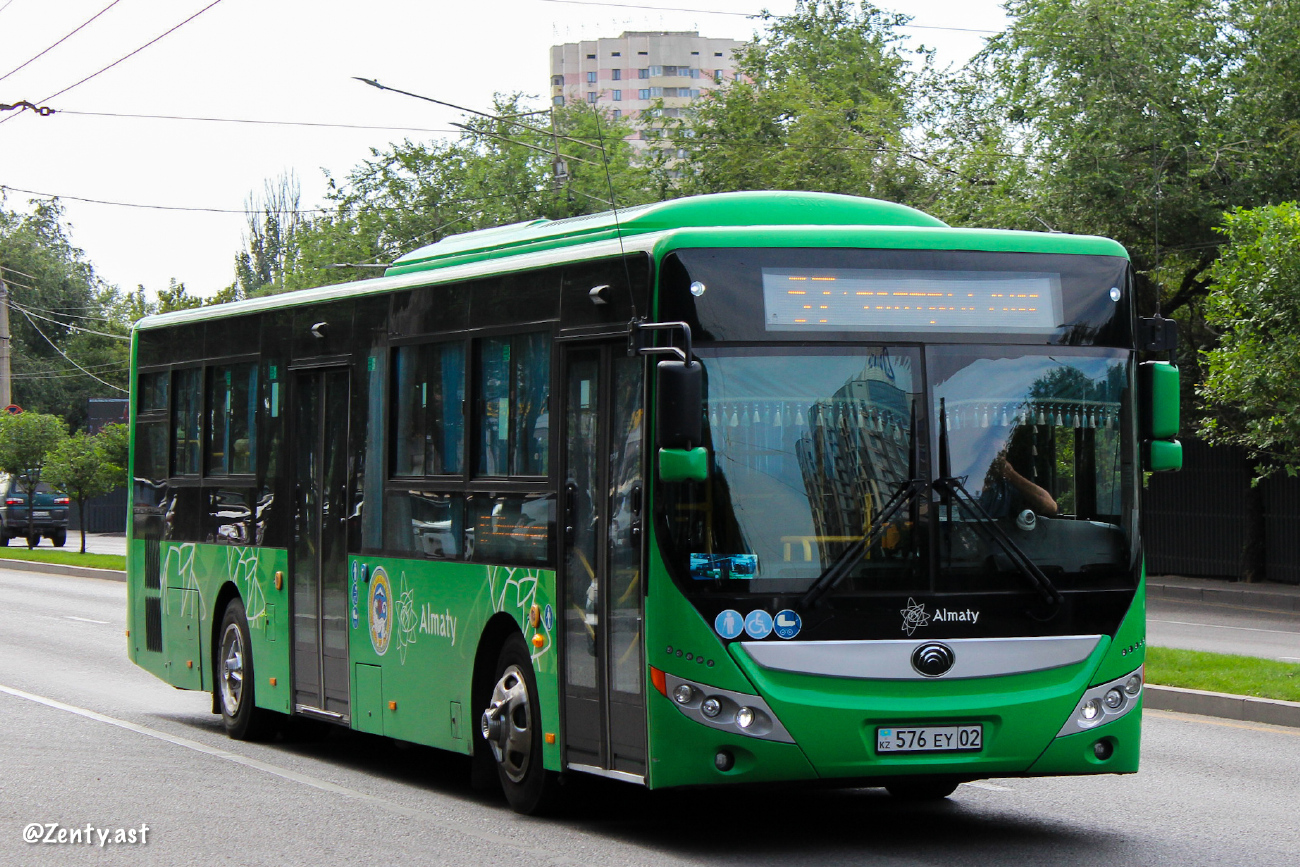 Almaty, Yutong ZK6118HGA (QazTehna) # 576 EY 02