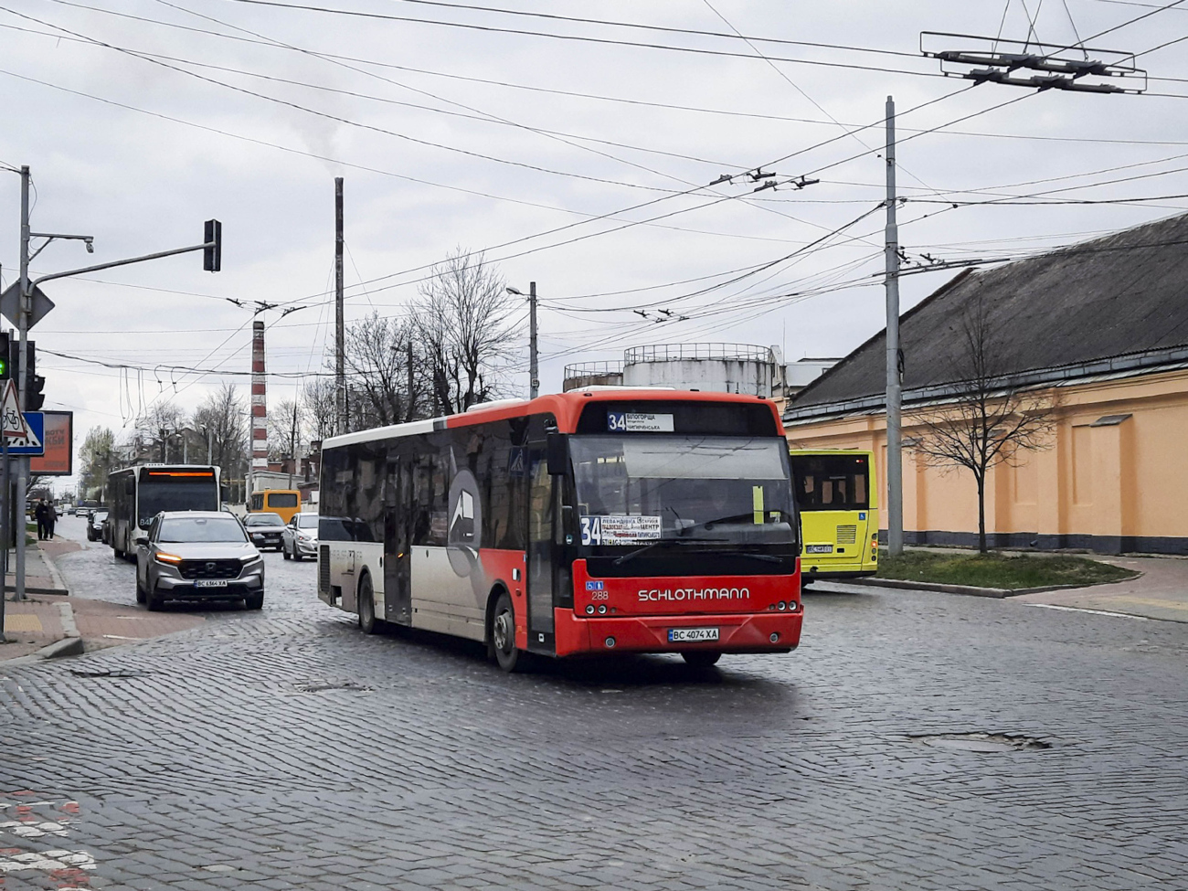 Львов, VDL Berkhof Ambassador 200 № ВС 4074 ХА; Львов, Електрон A18501 № ВС 1481 ОІ