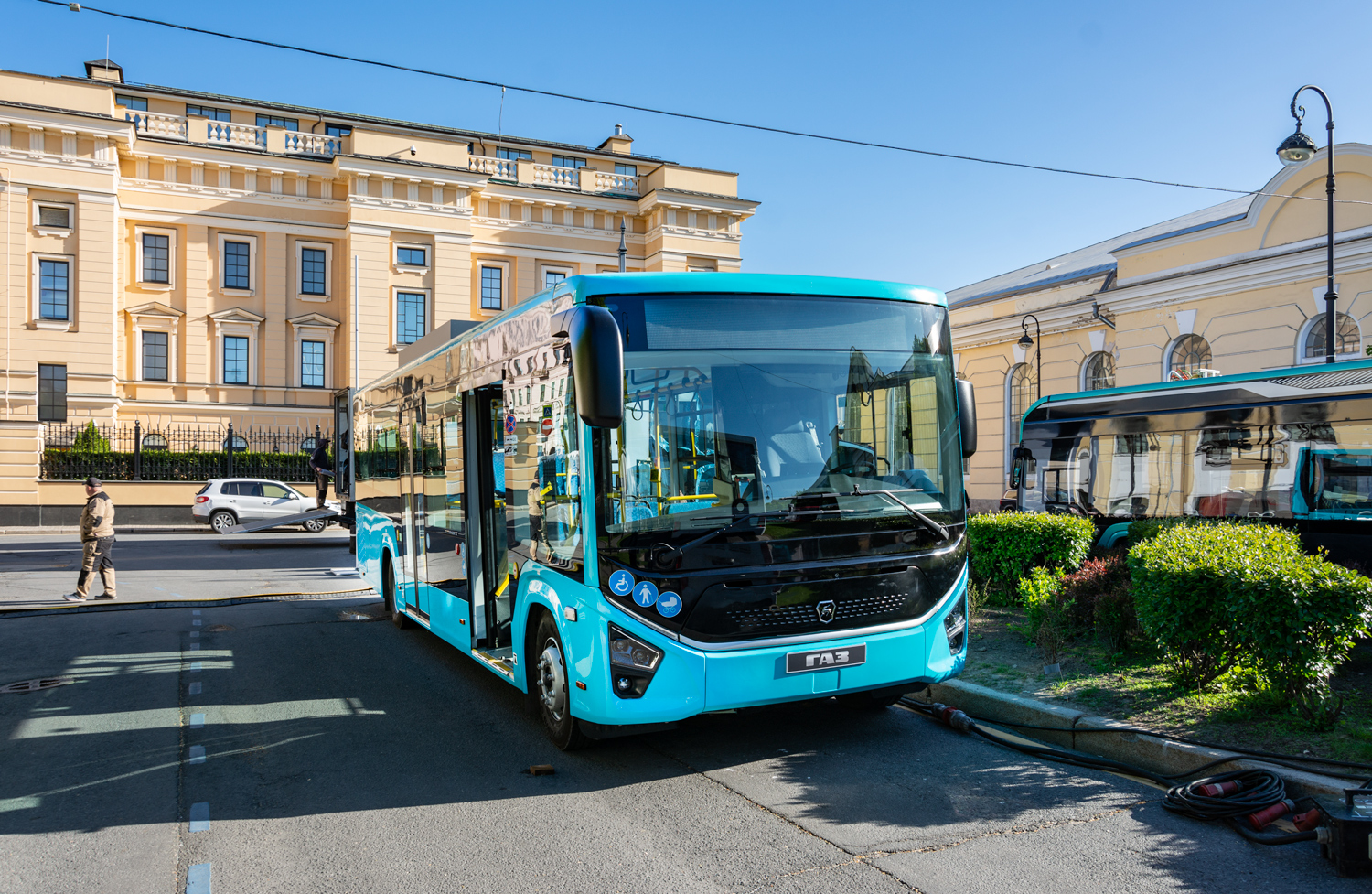 Pavlovo, PAZ-422320-04 "Citymax 9" # [422320-04-4]; Saint Petersburg — IV International transport festival "SPbTransportFest-2023"