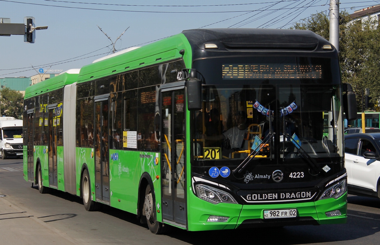 Almaty, Golden Dragon XML6185J13C (Hyundai Trans Auto) # 4223